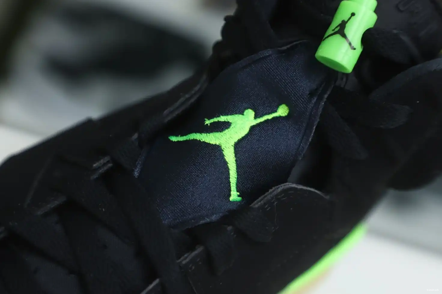 6 RETRO JORDAN GREEN' Kimikick AIR 'ELECTRIC 0619